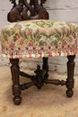 Black forest style Smoker chair in Oak, France 19th century