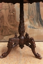 Black forest style Table in Walnut, France 19th century