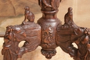 Black forest style Table in Walnut, France 19th century