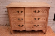Bleached oak chest of drawers