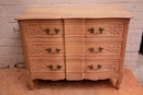 Louis XV style Chest in Oak, Belgium 1950