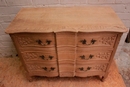 Louis XV style Chest in Oak, Belgium 1950