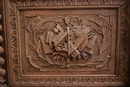 Hunt style Bookcase in Oak, France 19th century