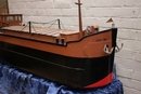 style Boat in metal, France 1960