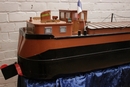 style Boat in metal, France 1960