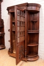 Renaissance style Display cabinet in Walnut, France 19th century