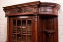 Renaissance style Display cabinet in Walnut, France 19th century