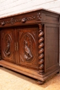 Hunt style Cabinet in Oak, France 19th century