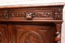 Hunt style Cabinet in Oak, France 19th century