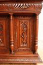 Breton style Cabinet in Oak, France 1900