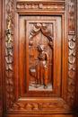 Breton style Cabinet in Oak, France 1900