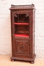 Breton style Display cabinet in chestnut, France 1900