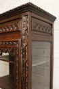 Breton style Display cabinet in Chestnut, France 19th century