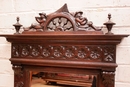 Breton style Mirror in Oak, France 19th century