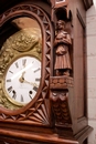 Breton style Grandfathers clock in Oak, France 1900