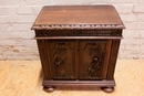 Breton style Trunk in chestnut, France 1900