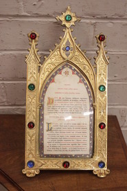 Bronze gothic frame