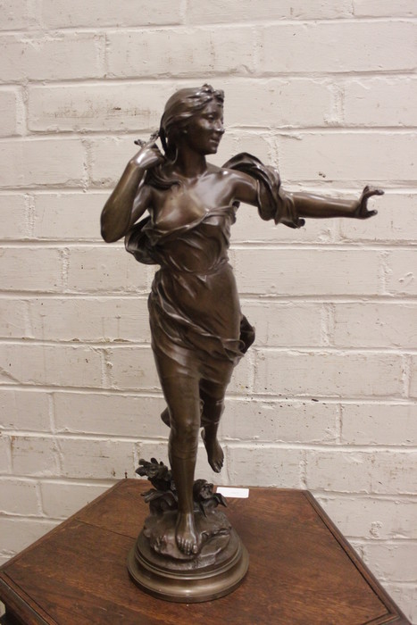 Bronze sculpture by Felix charpentier