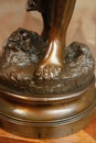 style BRONZE SIGNED LEVASSEUR STOLEN IN THE NIGHT 16/09  AND 17/09/2017 in Bronze, France 19th century