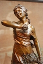 style BRONZE SIGNED LEVASSEUR STOLEN IN THE NIGHT 16/09  AND 17/09/2017 in Bronze, France 19th century