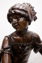 style Statue in bronze, France 19th century