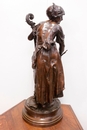 style Statue in bronze, France 19th century