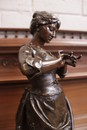 style Statue in bronze, France 19th century