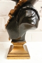 Bronze statue signed Oudry 19th century