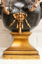 Bronze statue signed Oudry 19th century
