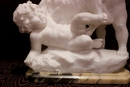 style Statue in cararra marble 19th century