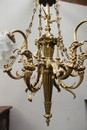 style Chandelier in Bronze, France 19th century