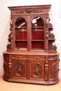 Hunt style Cabinet in Oak, France 19th century