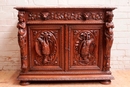 Hunt style Cabinet in Oak, France 19th century