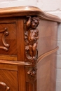 Louis XV style Secretary desk in Walnut, France 19th century