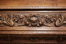 Hunt style Desk in Oak, France 19th century