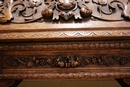Hunt style Desk in Oak, France 19th century