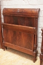 Directoire style Twin beds in mahogany, France 1900