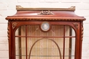 style Display cabinet in mahogany bronze wedgewood, France 19th century