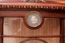 style Display cabinet in mahogany bronze wedgewood, France 19th century