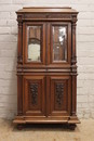 Regency style Secretary cabinet in Walnut, France 19th century