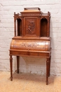 Renaissance style Desk in Walnut, France 19th century