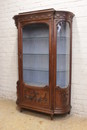 Louis XVI style Display cabinet in Walnut, France 19th century