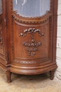 Louis XVI style Display cabinet in Walnut, France 19th century