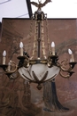 Empire style Chandelier in Bronze, France 19th century