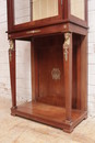 Empire style Display cabinet in mahogany and bronze, France 1900