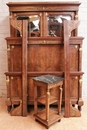 Empire style Bedroom in mahogany & bronze, France 19th century