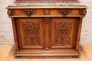 Renaissance style Dinning set in Walnut, France 19th century