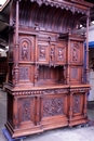 Renaissance style Dinning set in Walnut, France 19th century