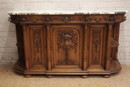 style Dinning set in Walnut, France 1900