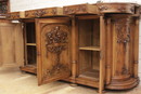 style Dinning set in Walnut, France 1900